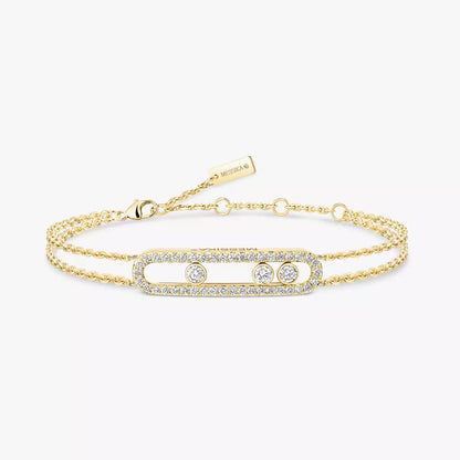[Saipan]MOVE CLASSIQUE PAVÉ DIAMOND BRACELET