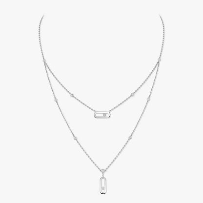 [Saipan]MOVE UNO DOUBLE-PENDANT NECKLACE