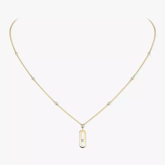 [Saipan]SIGNATURE FRAME NECKLACE