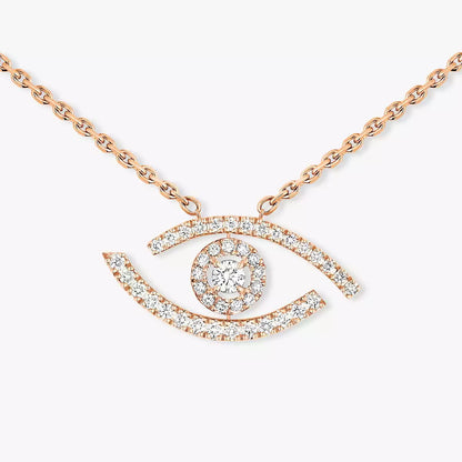 [Saipan]PAVÉ DIAMOND LUCKY EYE NECKLACE