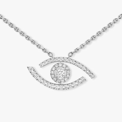 [Saipan]PAVÉ DIAMOND LUCKY EYE NECKLACE