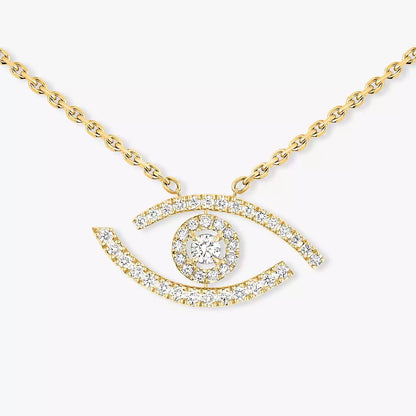 [Saipan]PAVÉ DIAMOND LUCKY EYE NECKLACE