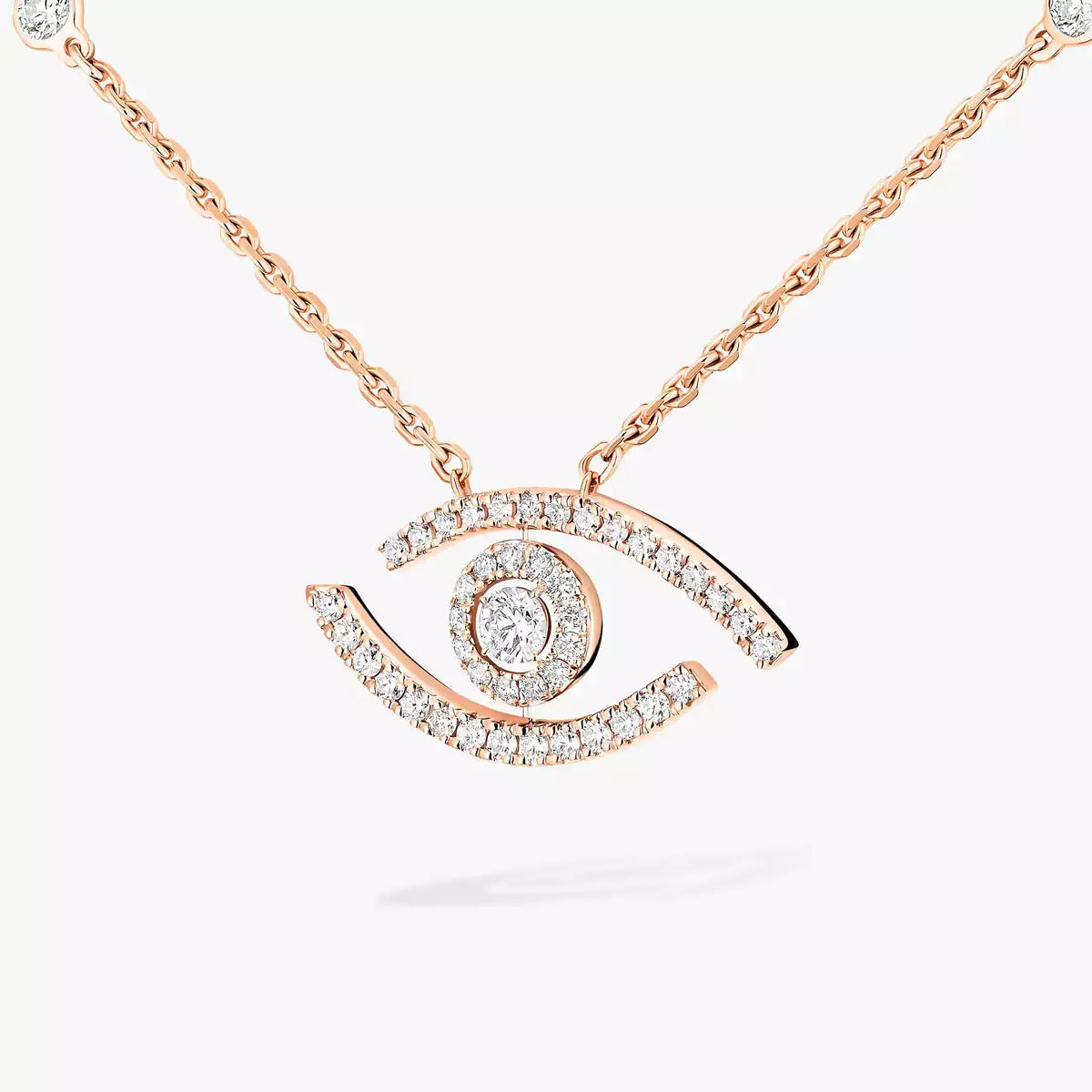 [Saipan]PAVÉ DIAMOND LUCKY EYE NECKLACE