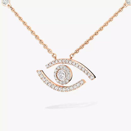 [Saipan]PAVÉ DIAMOND LUCKY EYE NECKLACE