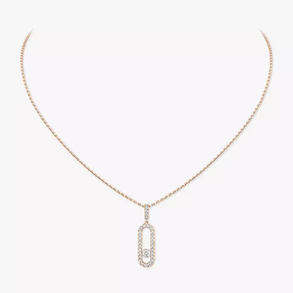 [Saipan]MOVE UNO FULL PAVÉ DIAMOND NECKLACE