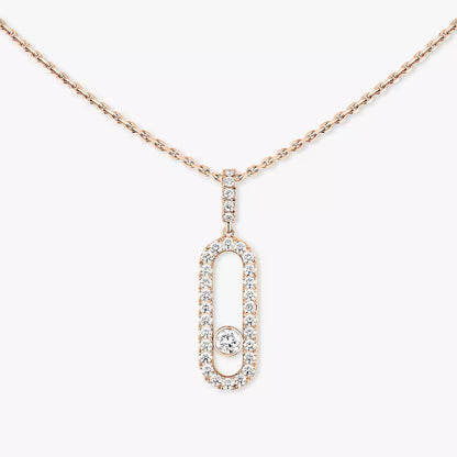 [Saipan]MOVE UNO FULL PAVÉ DIAMOND NECKLACE