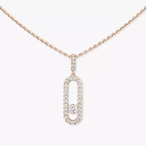 [Saipan]MOVE UNO FULL PAVÉ DIAMOND NECKLACE