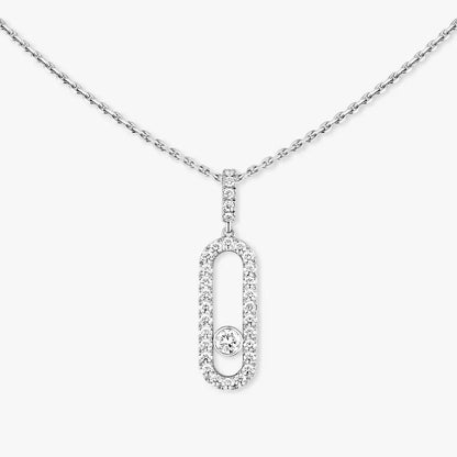 [Saipan]MOVE UNO FULL PAVÉ DIAMOND NECKLACE