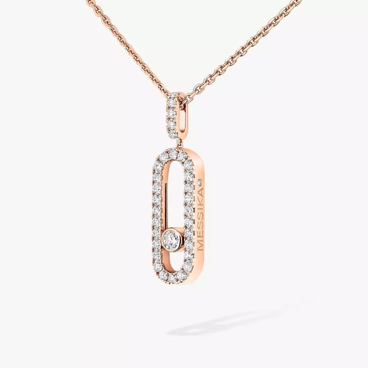 [Saipan]MOVE UNO FULL PAVÉ DIAMOND NECKLACE