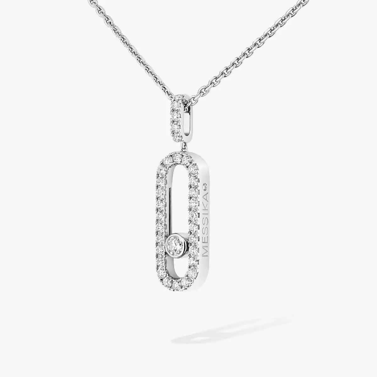 [Saipan]MOVE UNO FULL PAVÉ DIAMOND NECKLACE