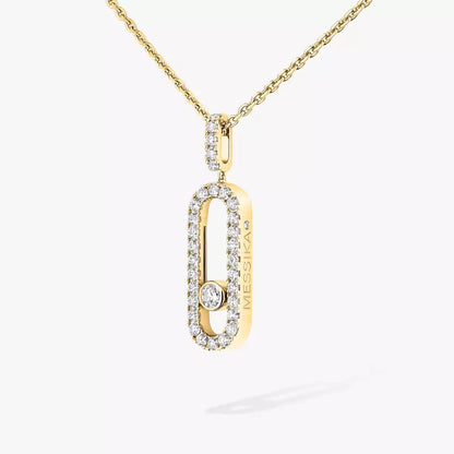 [Saipan]MOVE UNO FULL PAVÉ DIAMOND NECKLACE