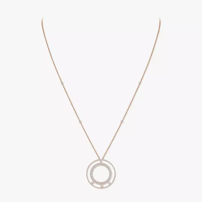 [Saipan]MOVE ROMANE LONG PAVÉ DIAMOND NECKLACE