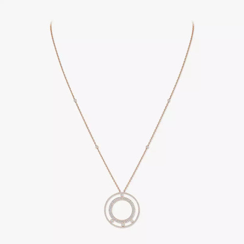 [Saipan]MOVE ROMANE LONG PAVÉ DIAMOND NECKLACE