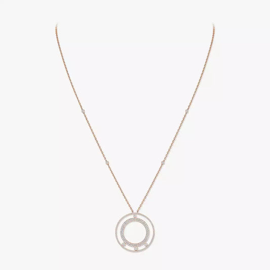 [Saipan]MOVE ROMANE LONG PAVÉ DIAMOND NECKLACE