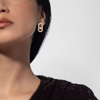 [Saipan]SO MOVE PAVÉ DIAMOND EARRINGS