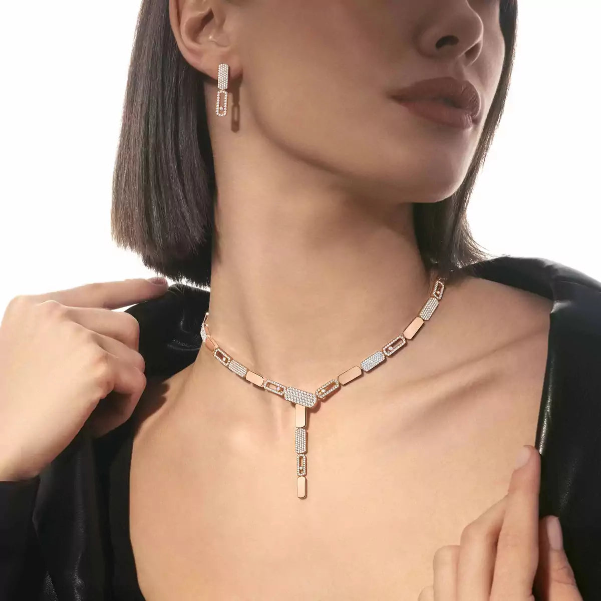 [Saipan]IMPERIAL MOVE SM DIAMOND EARRINGS