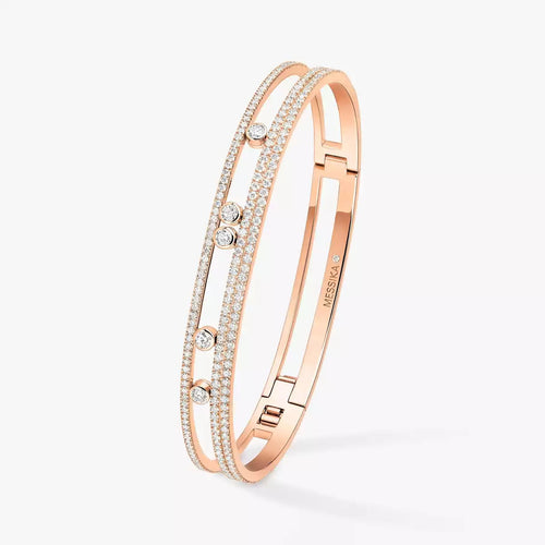[Saipan]MOVE ROMANE PAVÉ DIAMOND BANGLE BRACELET