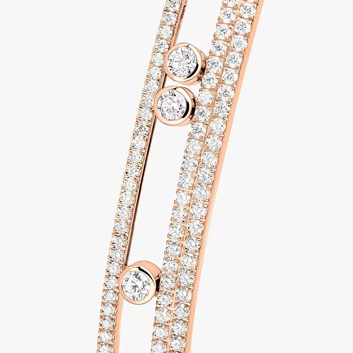 [Saipan]MOVE ROMANE PAVÉ DIAMOND BANGLE BRACELET