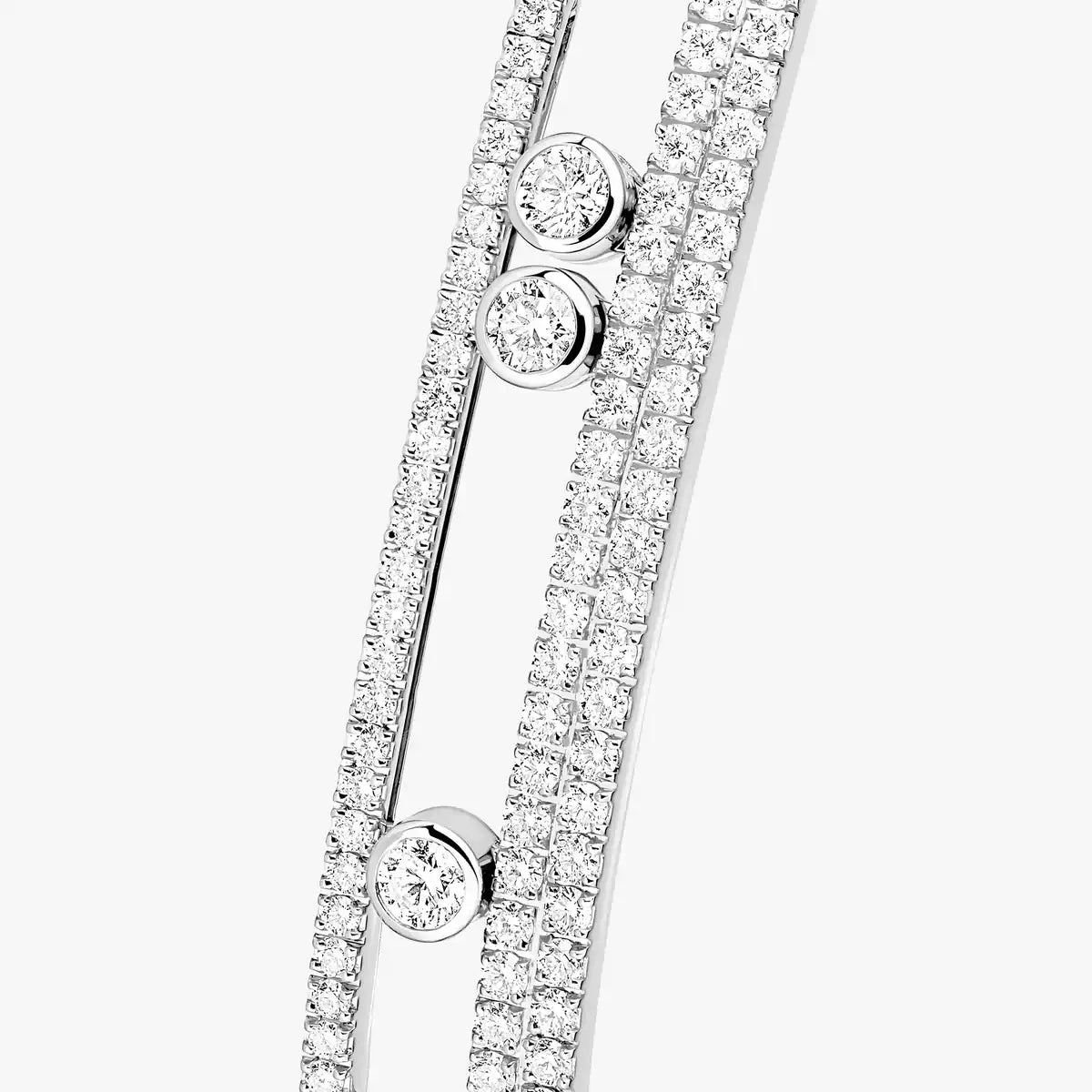 [Saipan]MOVE ROMANE PAVÉ DIAMOND BANGLE BRACELET