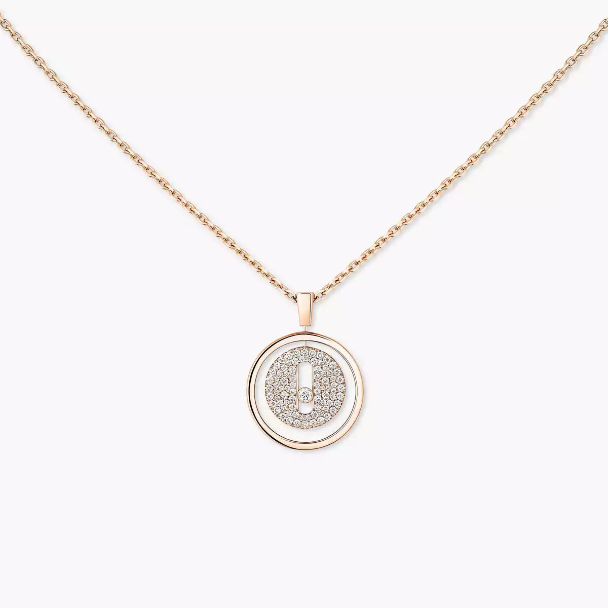 [Saipan]LUCKY MOVE FULL PAVÉ DIAMOND NECKLACE