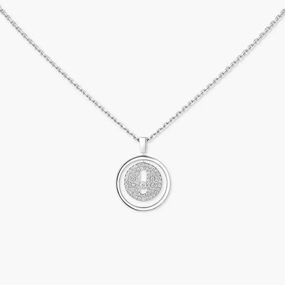 [Saipan]LUCKY MOVE FULL PAVÉ DIAMOND NECKLACE