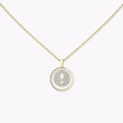 [Saipan]LUCKY MOVE FULL PAVÉ DIAMOND NECKLACE
