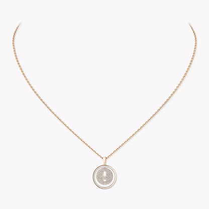 [Saipan]LUCKY MOVE FULL PAVÉ DIAMOND NECKLACE