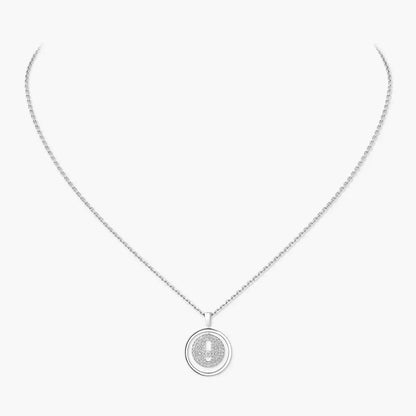 [Saipan]LUCKY MOVE FULL PAVÉ DIAMOND NECKLACE