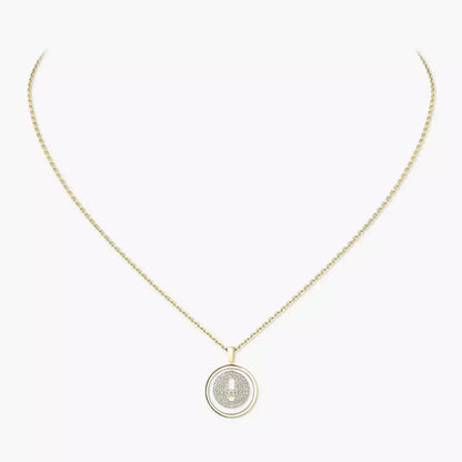 [Saipan]LUCKY MOVE FULL PAVÉ DIAMOND NECKLACE