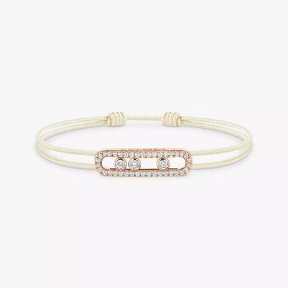 [Saipan]CARE(S) PAVÉ CORD BRACELET