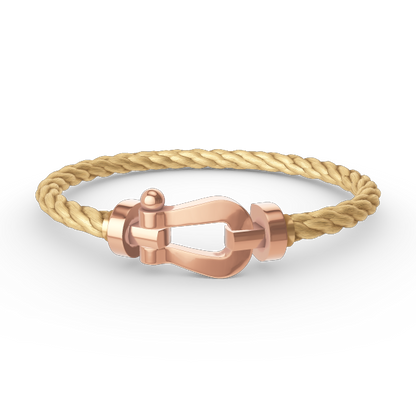 [Saipan]FORCE LARGE HORSESHOE BRACELET - ROSE GOLD