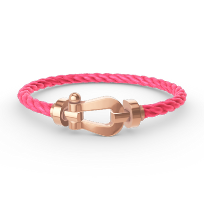 [Saipan]FORCE LARGE HORSESHOE BRACELET - ROSE GOLD