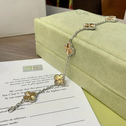 [Saipan]LUCKY CLOVER 5-MOTIF BRACELET - LASER COLLECTION