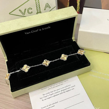 [Saipan]LUCKY CLOVER 5-MOTIF BRACELET - LASER COLLECTION