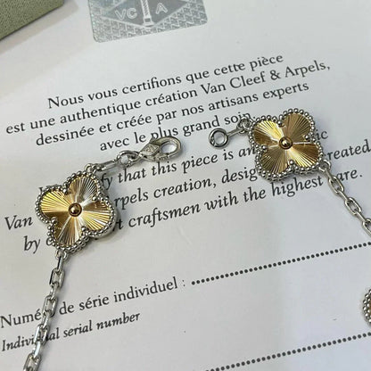 [Saipan]LUCKY CLOVER 5-MOTIF BRACELET - LASER COLLECTION