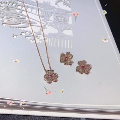 [Saipan]PAVÉ DIAMOND BUTTERFLY CHARM NECKLACE
