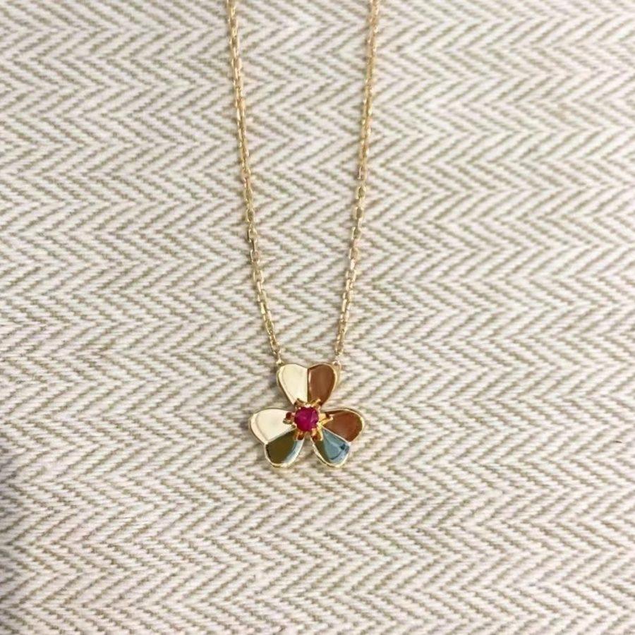 [Saipan]FRIVOLE FLORAL CHARM NECKLACE