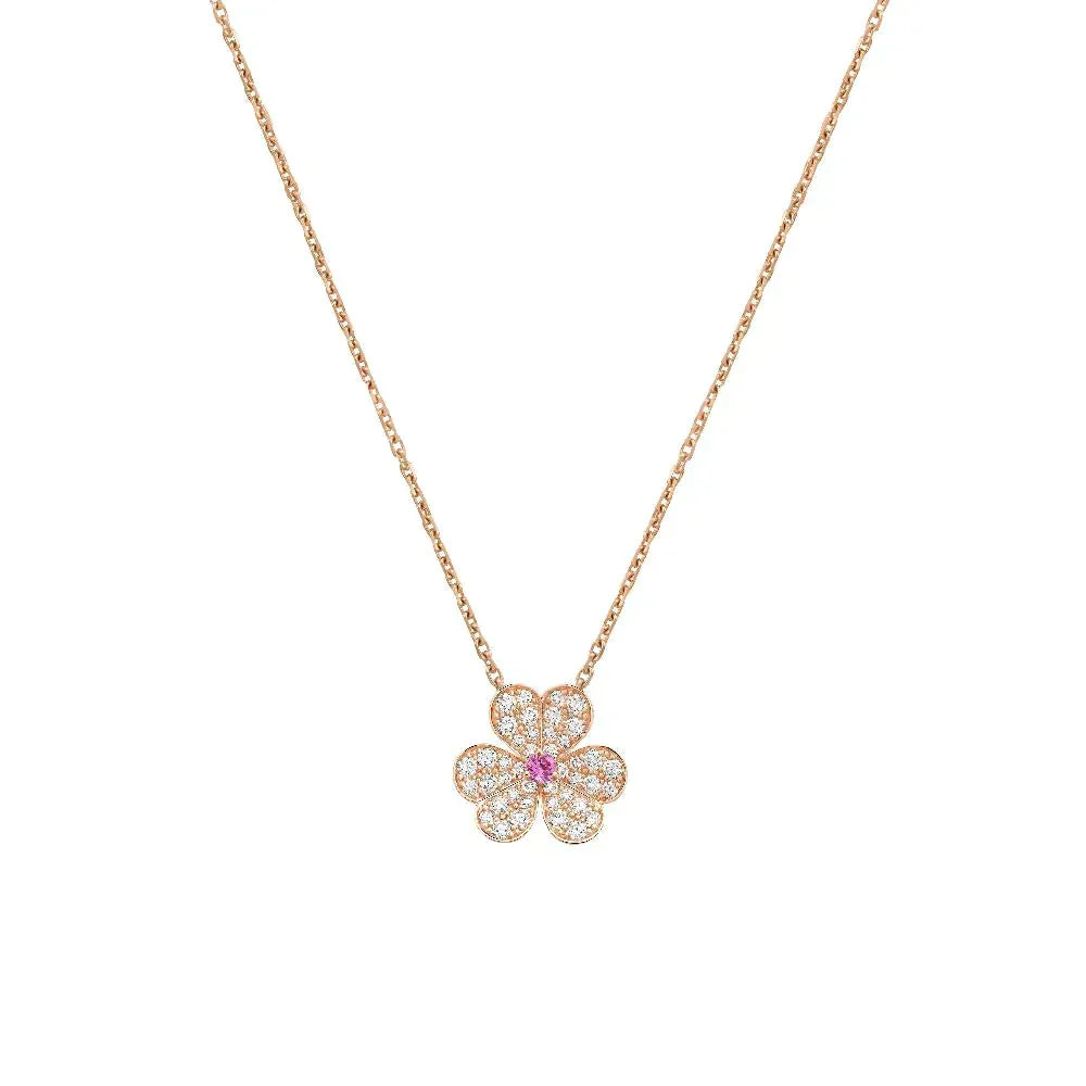 [Saipan]PAVÉ DIAMOND BUTTERFLY CHARM NECKLACE