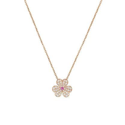 [Saipan]PAVÉ DIAMOND BUTTERFLY CHARM NECKLACE
