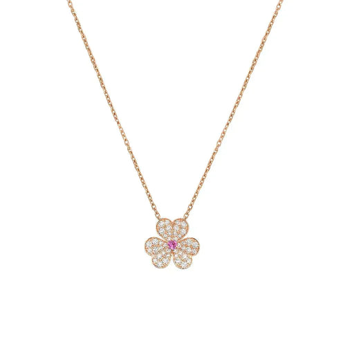 [Saipan]PAVÉ DIAMOND BUTTERFLY CHARM NECKLACE