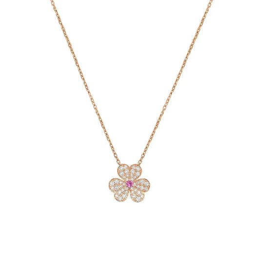 [Saipan]PAVÉ DIAMOND BUTTERFLY CHARM NECKLACE