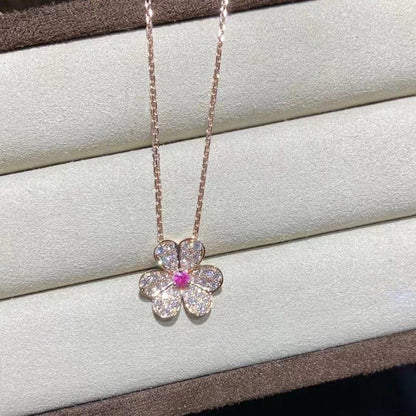 [Saipan]PAVÉ DIAMOND BUTTERFLY CHARM NECKLACE