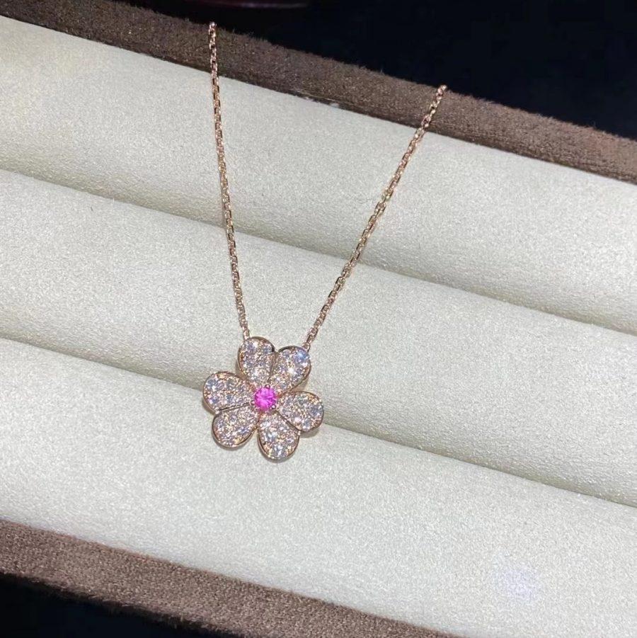 [Saipan]PAVÉ DIAMOND BUTTERFLY CHARM NECKLACE