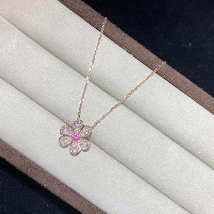 [Saipan]PAVÉ DIAMOND BUTTERFLY CHARM NECKLACE