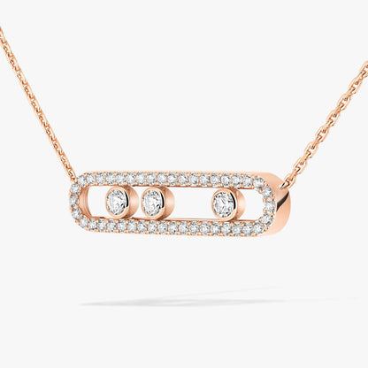 [Saipan]MOVE PAVÉ FULL DIAMOND NECKLACE
